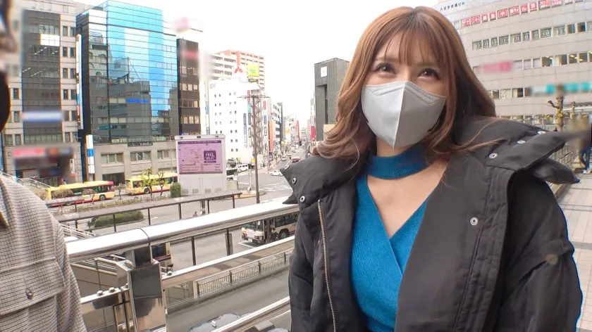 【北川美玖】マジ軟派、初撮。 1910 寒いけど胸元はオープンなハレンチお姉さんをナンパ！Hな話題にも赤裸々に答えてくれるので「ヤレる！」と判断した我々はおっぱいに手を伸ばす！