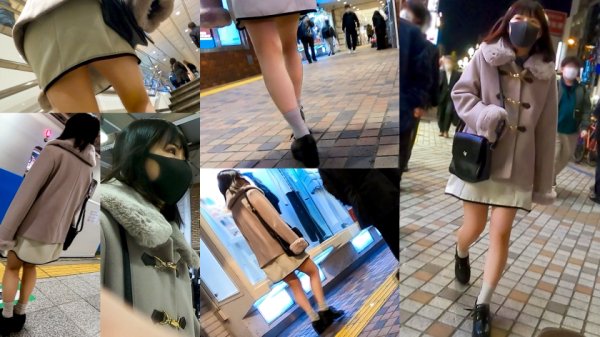 【横宮七海】【同じマンション在住の黒髪＆美脚のNちゃんを追跡】エレベーターで遭遇した美人さん。さっそく尾行して部屋をつきとめた。後日、外出したところを狙って尾行、電車に乗ったので背後にぴったり付いてスカート内撮影、痴●～中出し。また後日自宅に侵入、睡眠姦にて中出し及び顔射【パンチラ盗撮/電車痴●/自宅侵入/睡眠姦】