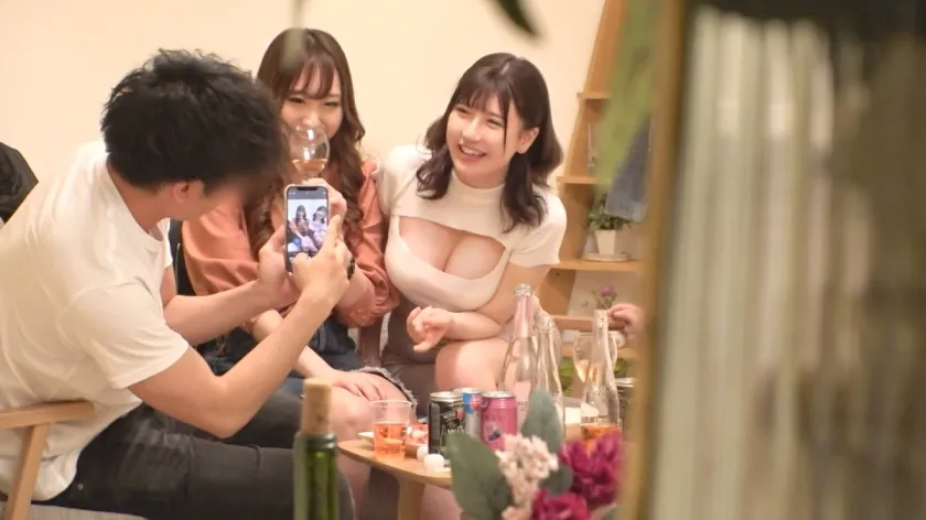 【桃愛ゆえ】アルコールの勢いで痴女化する清楚系ビッチに中出し！涎ダラダラ下品にイキ狂うギャラ飲み女子とのラッキースケベ！