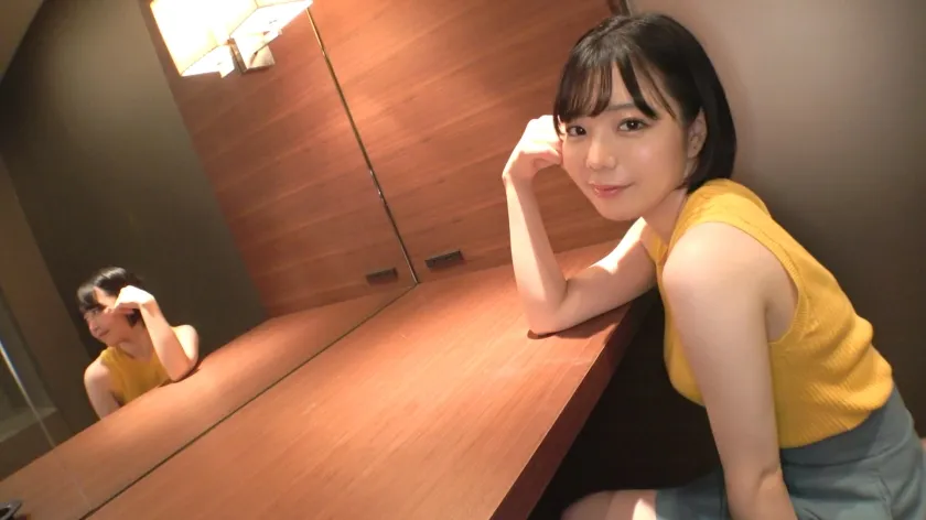 【朝海凪咲】【全身性感帯】風に撫でられただけでも感じてしまう敏感ボディの童顔ウエイトレス。その日によって外とナカどちらが気持ちいいか変わるという気まぐれおま◯この今日の具合は……？ ネットでAV応募→AV体験撮影 1944